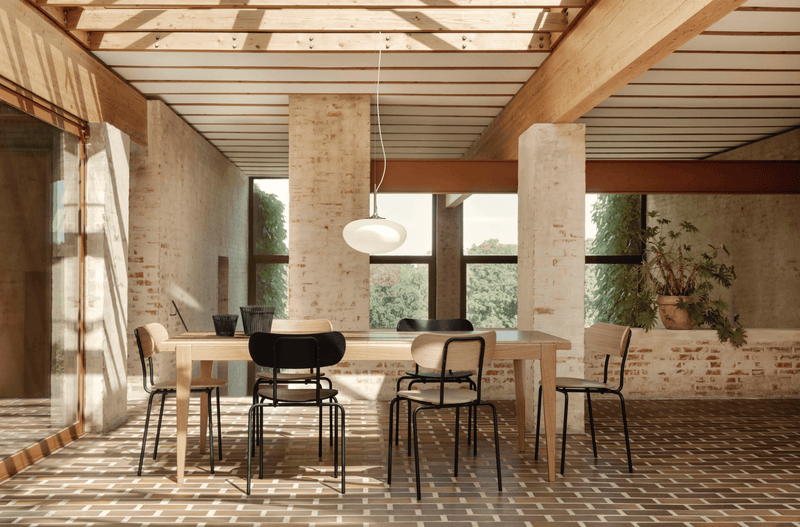 Coco Stackable Dining Chair - Gubi - Chairs - Black Stained Ash - HORNE