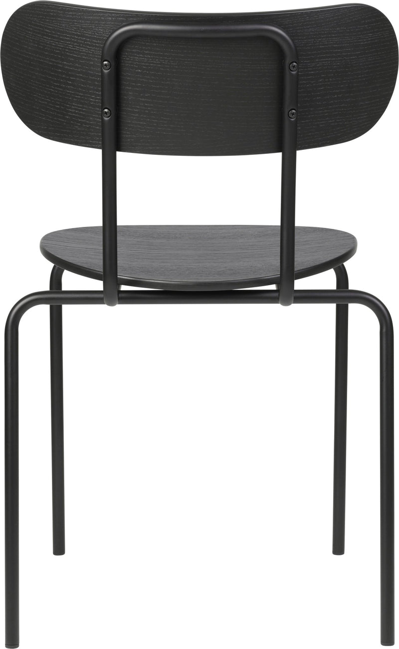 Coco Stackable Dining Chair - Gubi - Chairs - Black Stained Ash - HORNE