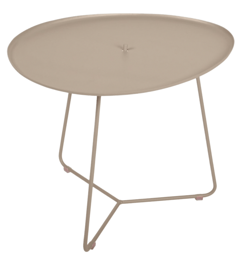 Cocotte Low Table with Removable Tray - Fermob - Outdoor Furniture - Black Cherry - HORNE