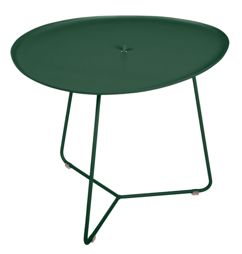 Cocotte Low Table with Removable Tray - Fermob - Outdoor Furniture - Black Cherry - HORNE