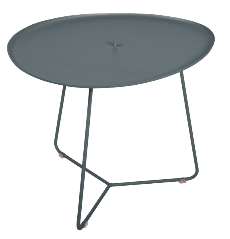 Cocotte Low Table with Removable Tray - Fermob - Outdoor Furniture - Black Cherry - HORNE