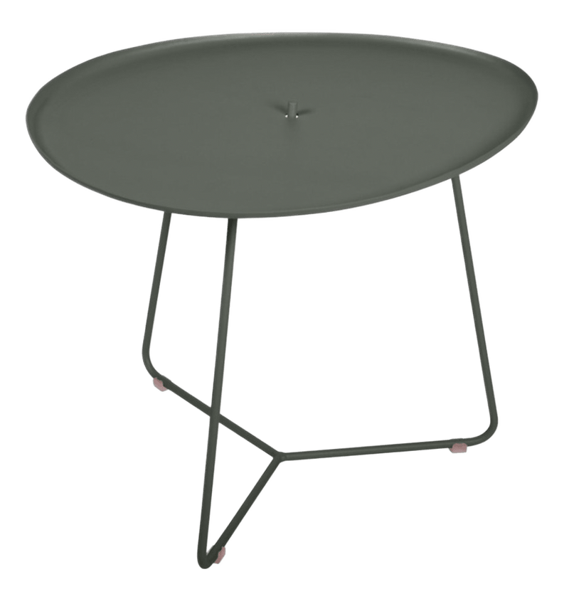 Cocotte Low Table with Removable Tray - Fermob - Outdoor Furniture - Black Cherry - HORNE