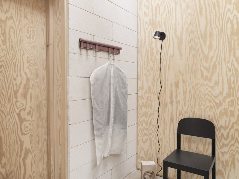 Coil Coat Rack - Muuto - Coat + Key Racks - Small - Black - HORNE