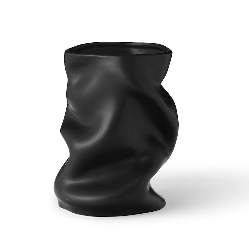 Collapse Vase - Audo Copenhagen - Vases - Small - Black - HORNE