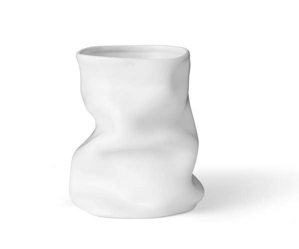 Collapse Vase - Audo Copenhagen - Vases - Small - White - HORNE