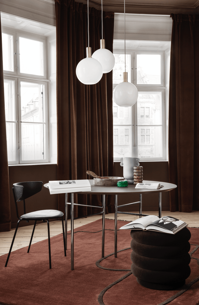 Collect Lighting - Socket Pendant Low - Ferm Living - Pendants - Light Grey - HORNE