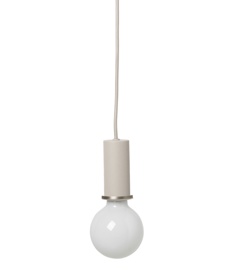 Collect Lighting - Socket Pendant Low - Ferm Living - Pendants - Light Grey - HORNE