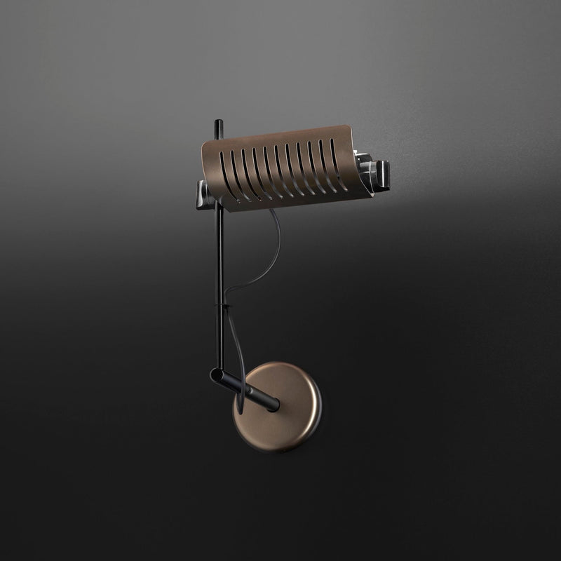 Colombo Wall Lamp - Oluce - Wall Sconces - Black - HORNE