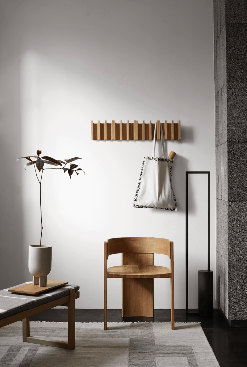 Column Coat Rack - Kristina Dam - Coat + Key Racks - Natural Oak - HORNE