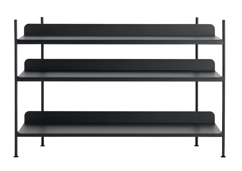 Compile Shelving System - Muuto - Shelving - Config 1 - Black - HORNE