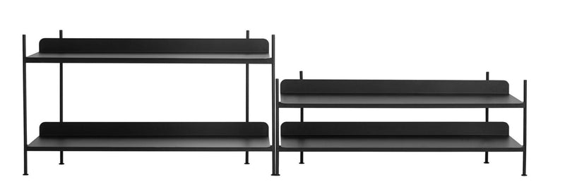 Compile Shelving System - Muuto - Shelving - Config 1 - Black - HORNE