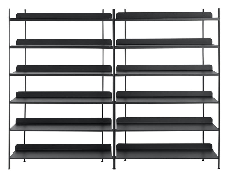 Compile Shelving System - Muuto - Shelving - Config 1 - Black - HORNE