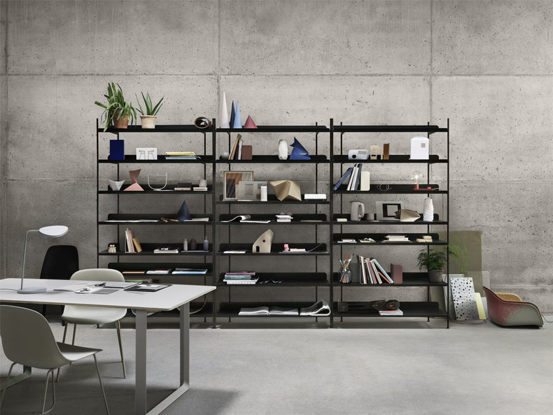 Compile Shelving System - Muuto - Shelving - Config 1 - Black - HORNE