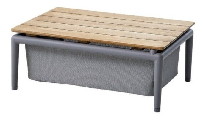 Conic Box Table - Cane Line - Outdoor Furniture - Grey - HORNE