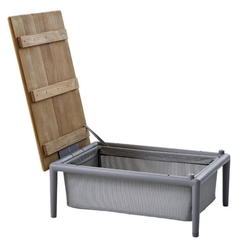 Conic Box Table - Cane Line - Outdoor Furniture - Grey - HORNE