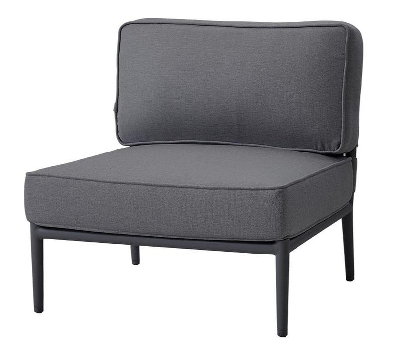 Conic Single Seater Module - Cane Line - Outdoor Furniture - Grey - HORNE