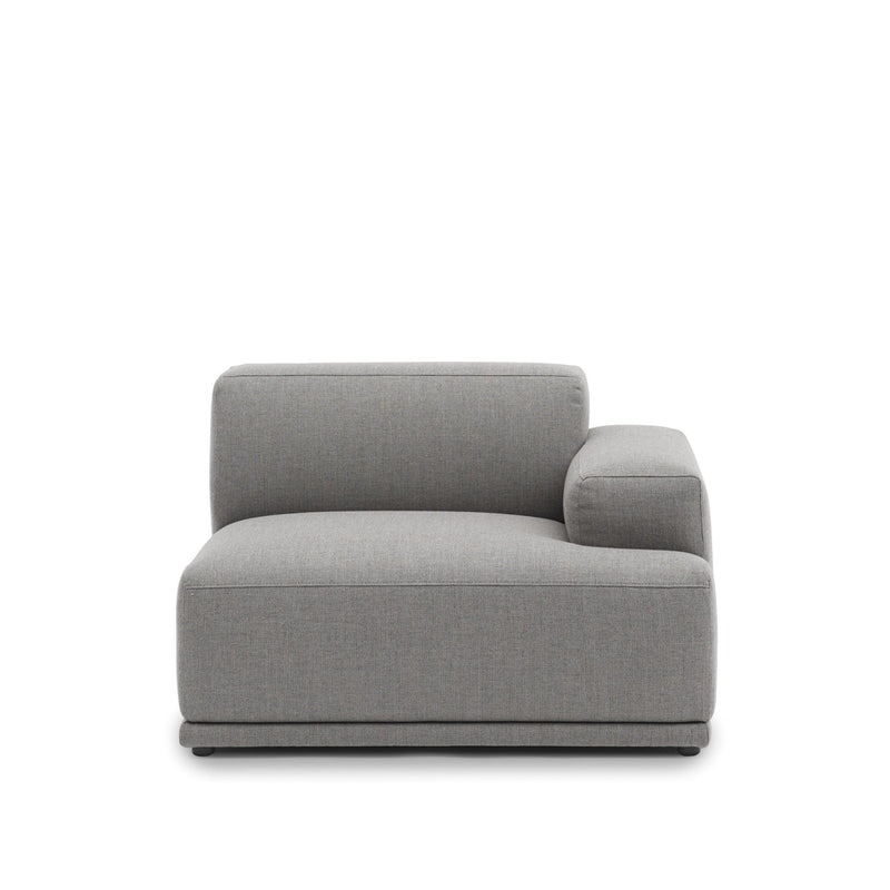 Connect Soft Modular Sofa - Muuto - Sofas - Left Armrest - Re - wool 128 - HORNE