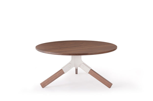 Conrad - Coffee Table - Misewell - Tables + Desks - Walnut/White - HORNE