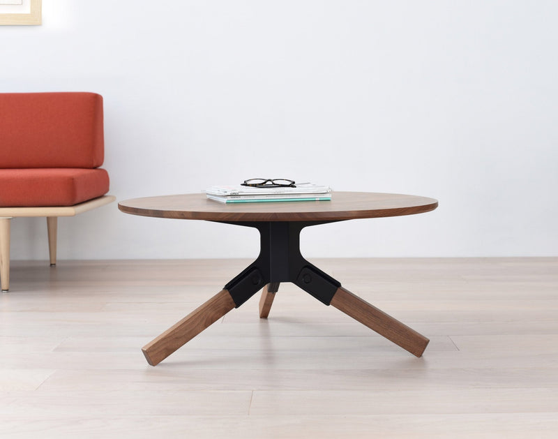 Conrad - Coffee Table - Misewell - Tables + Desks - Walnut/White - HORNE