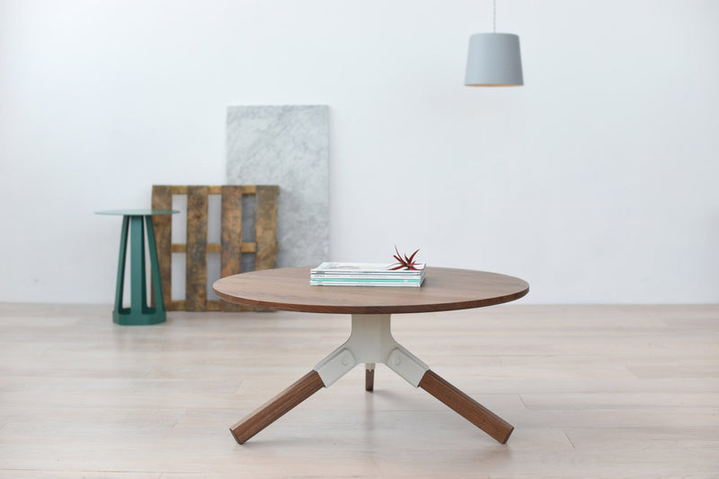 Conrad - Coffee Table - Misewell - Tables + Desks - Walnut/White - HORNE