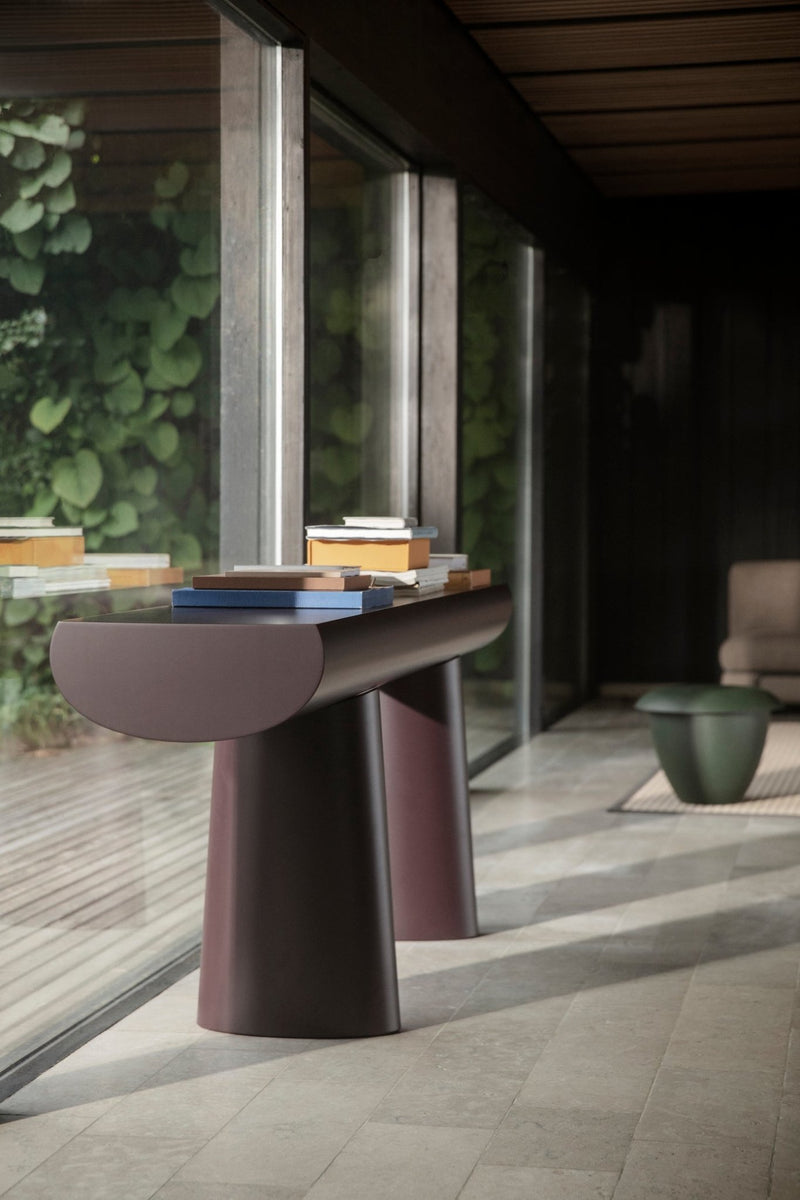 Console Table - Karakter - Coffee Tables - Dark Aubergine - HORNE
