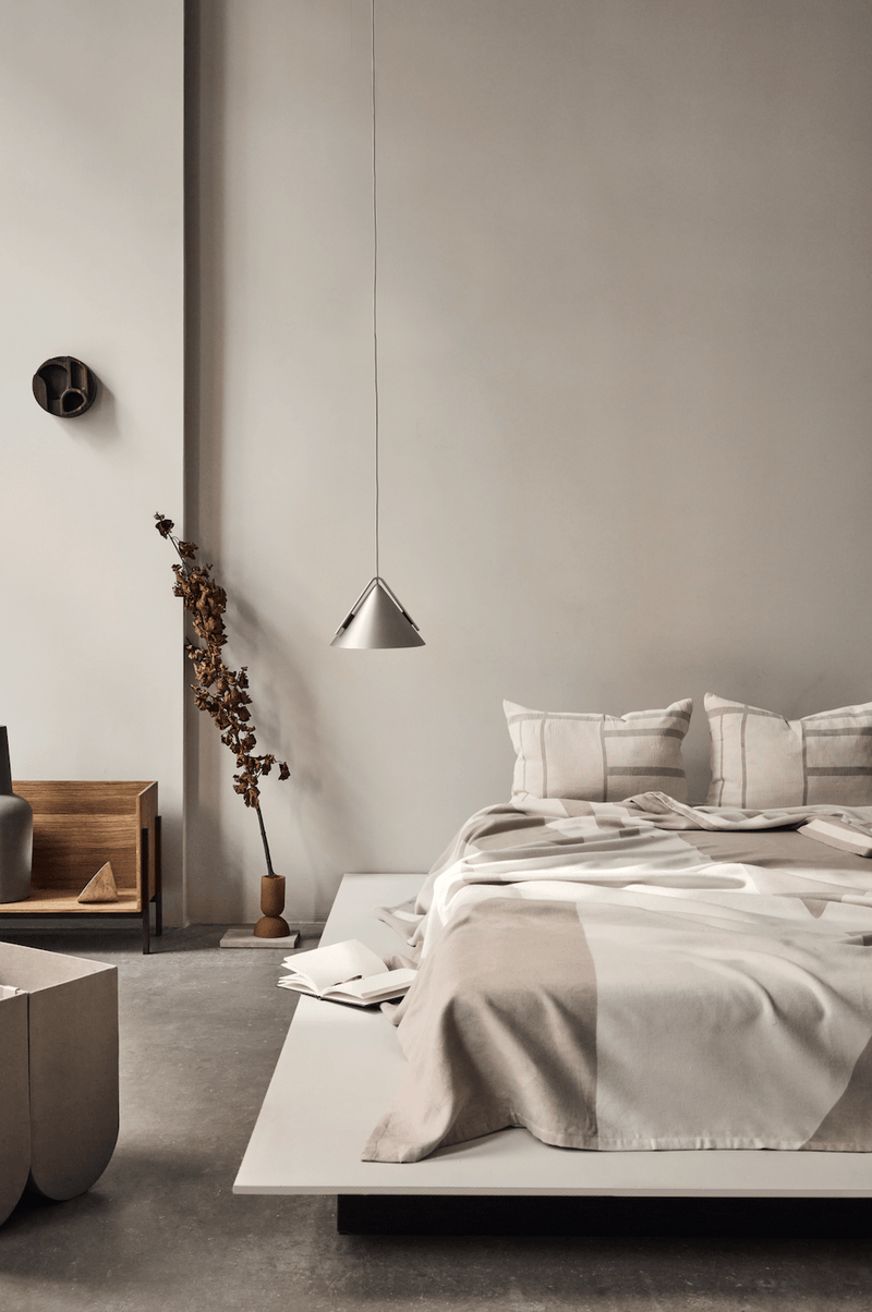 Contemporary Bedspread - Kristina Dam - Bedding + Pillows - Black - HORNE