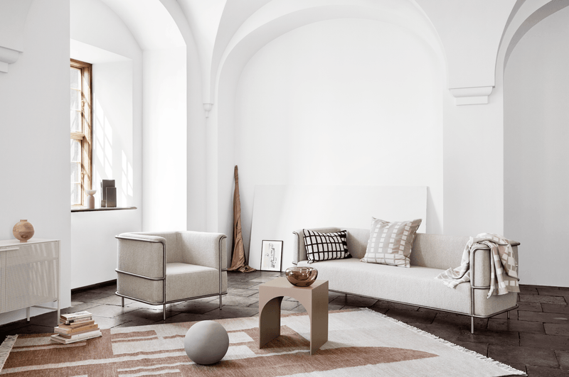 Contemporary Cushion - Kristina Dam - Blankets + Throws + Pillows - Rectangle - Black - HORNE