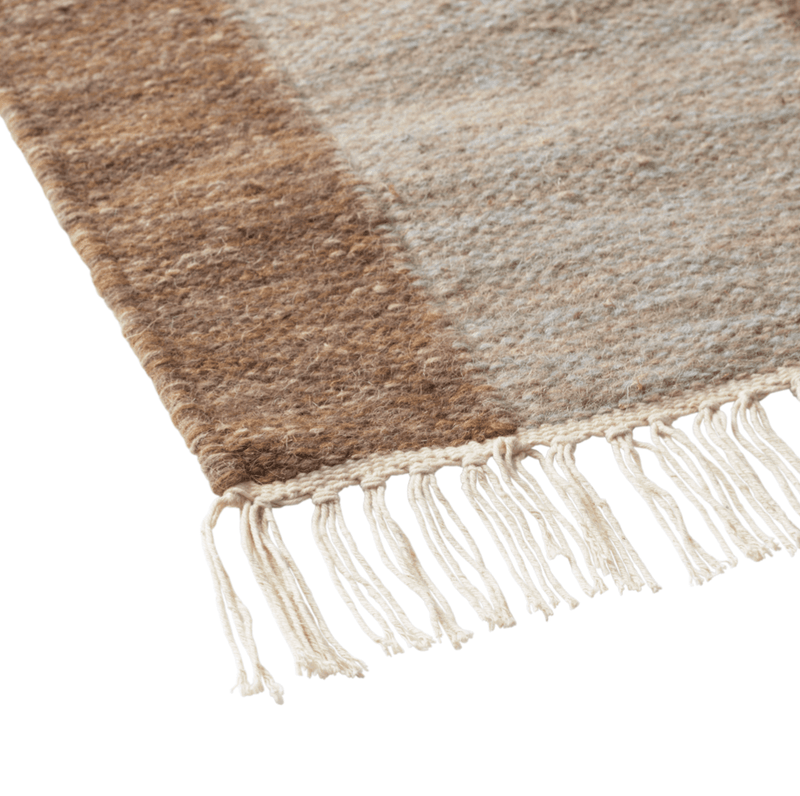 Contemporary Kelim Rug - Kristina Dam - Rugs - Small - Brown - HORNE