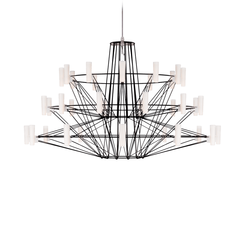 Coppélia Suspended Chandelier - Moooi - Chandeliers - Small - Black - HORNE
