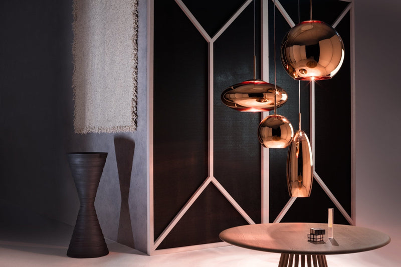 Copper LED Round 45 Pendant - Tom Dixon - Pendants - HORNE