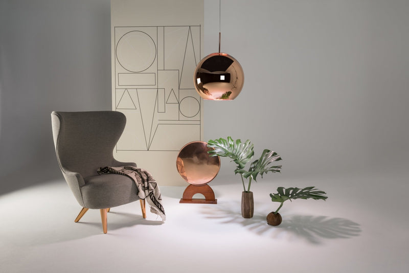 Copper LED Round 45 Pendant - Tom Dixon - Pendants - HORNE