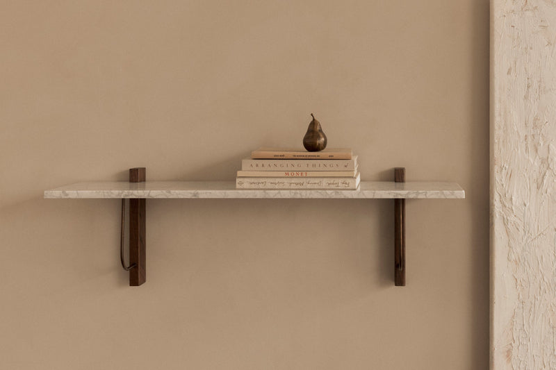 Corbel Shelf - Large - Audo Copenhagen - Shelving - Carrara Marble - HORNE
