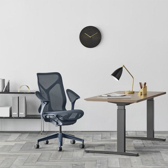 Cosm™ Chair - Low Back - Herman Miller® - Chairs - Fixed Arms - Graphite Frame/Chassis/Base - HORNE