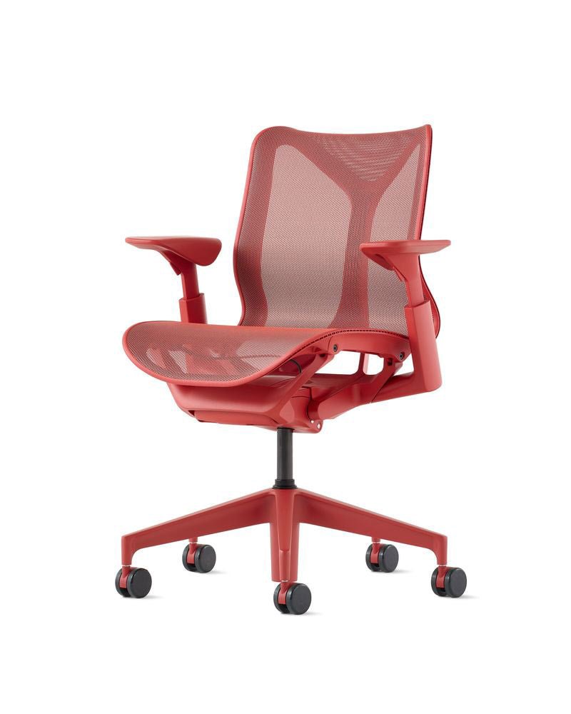 Cosm™ Chair - Low Back - Herman Miller® - Chairs - Fixed Arms - Graphite Frame/Chassis/Base - HORNE