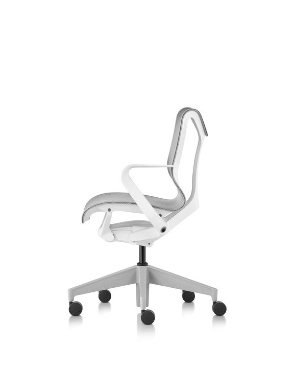 Cosm™ Chair - Low Back - Herman Miller® - Chairs - Fixed Arms - Graphite Frame/Chassis/Base - HORNE