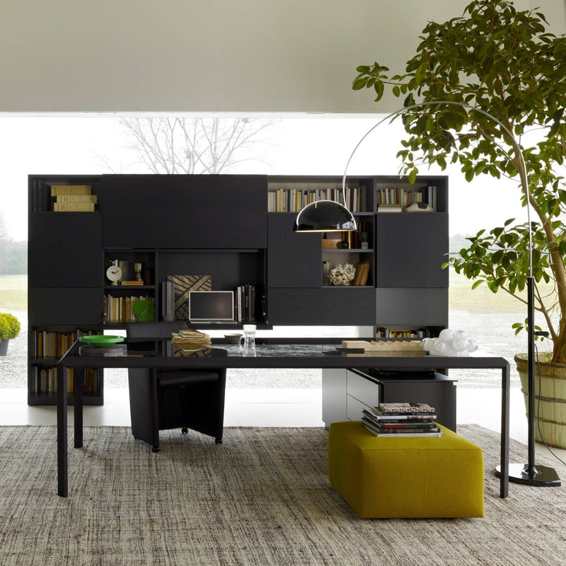 Coupé Arched Floor Lamp - Oluce - Floor Lamps - White - HORNE