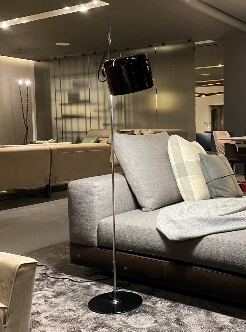 Coupé Floor Lamp - Oluce - Floor Lamps - White - HORNE