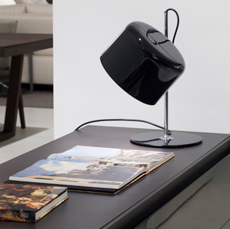 Coupé Table Lamp - Oluce - Table + Task - Black - HORNE