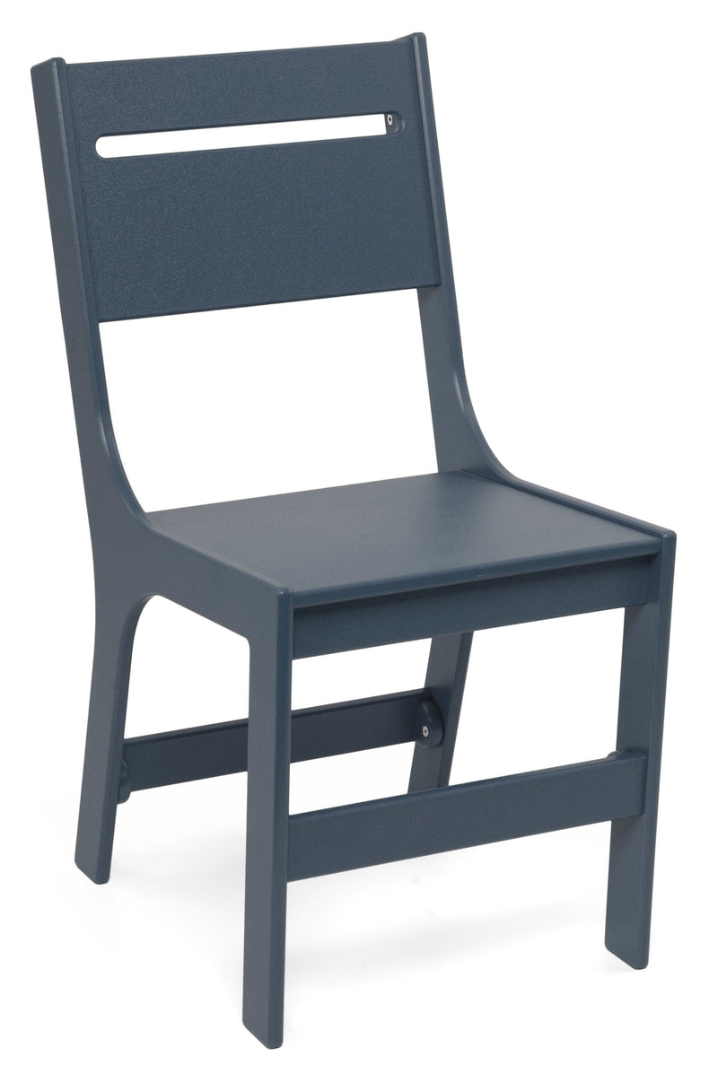 Cricket Dining Chair - Slotted Back - Loll Designs - Outdoor Furniture - Black - HORNE