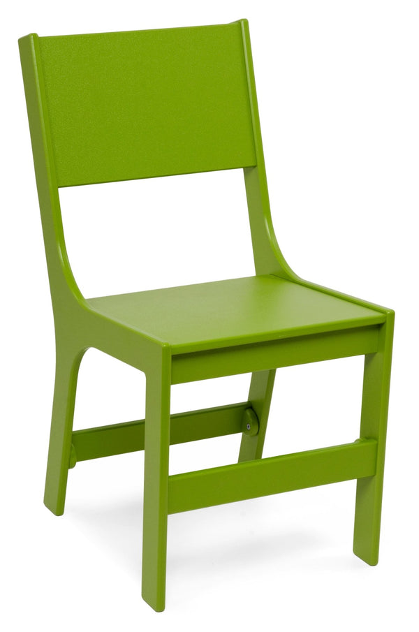 Cricket Dining Chair - Solid Back - Loll Designs - Outdoor Furniture - Leaf Green - HORNE