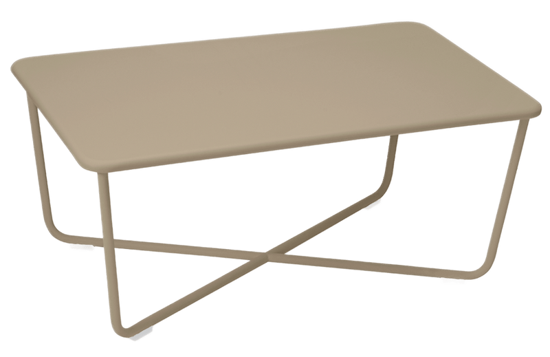 Croisette Low Table - Fermob - Outdoor Furniture - Honey Textured - HORNE