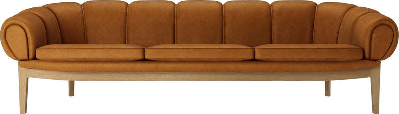 Croissant Sofa - Gubi - Sofas - Solid Oiled American Walnut - Hallingdal 65 - 0173 - HORNE
