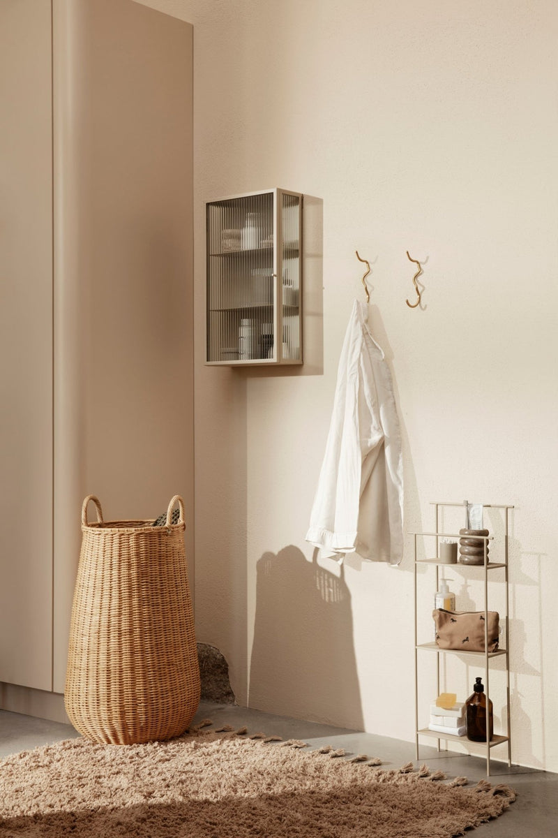 Curvature Hook - Ferm Living - Hangers & Hooks - Brass - HORNE