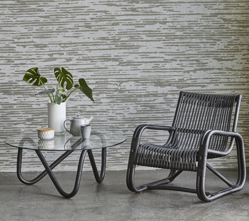 Curve Indoor Lounge Chair - Cane Line - Chairs - Black - HORNE