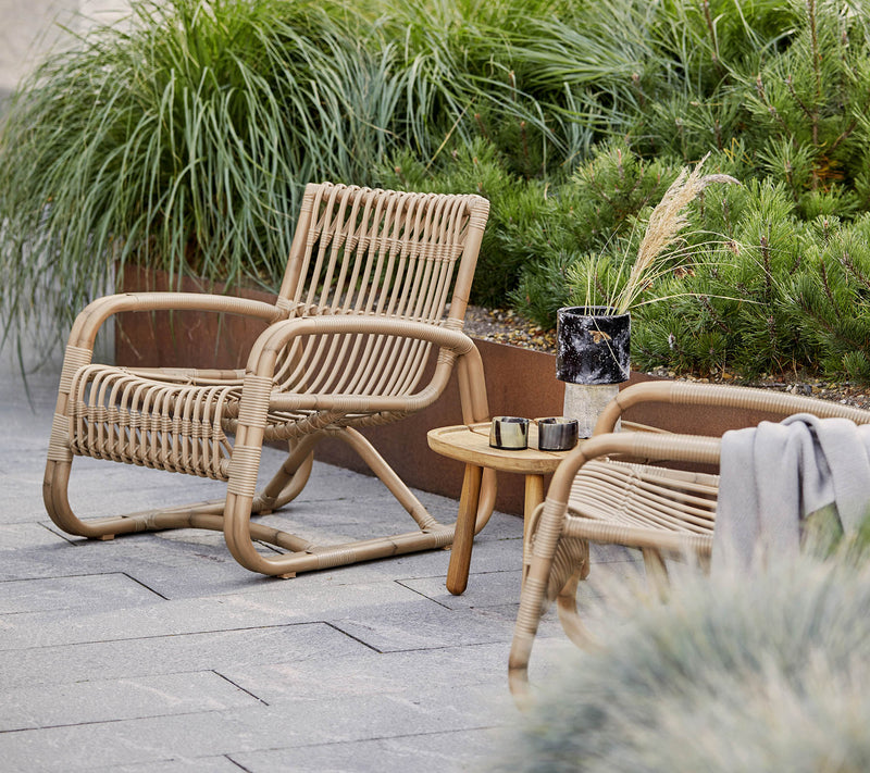 Curve Outdoor Lounge Chair - Cane Line - Outdoor Furniture - Natural - HORNE