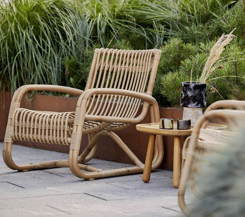 Curve Outdoor Lounge Chair - Cane Line - Outdoor Furniture - Natural - HORNE