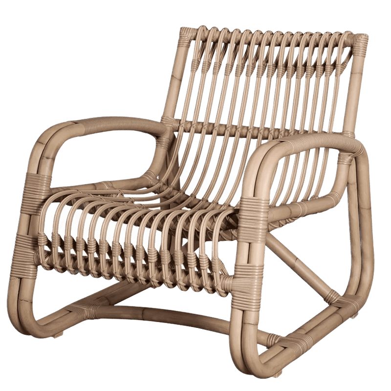 Curve Outdoor Lounge Chair - Cane Line - Outdoor Furniture - Natural - HORNE