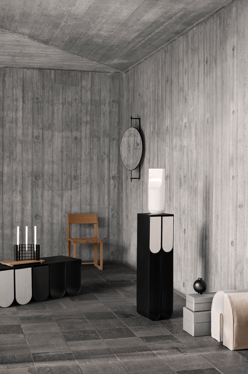 Curved Bench - Kristina Dam - Stools + Benches + Ottomans - Beige - HORNE