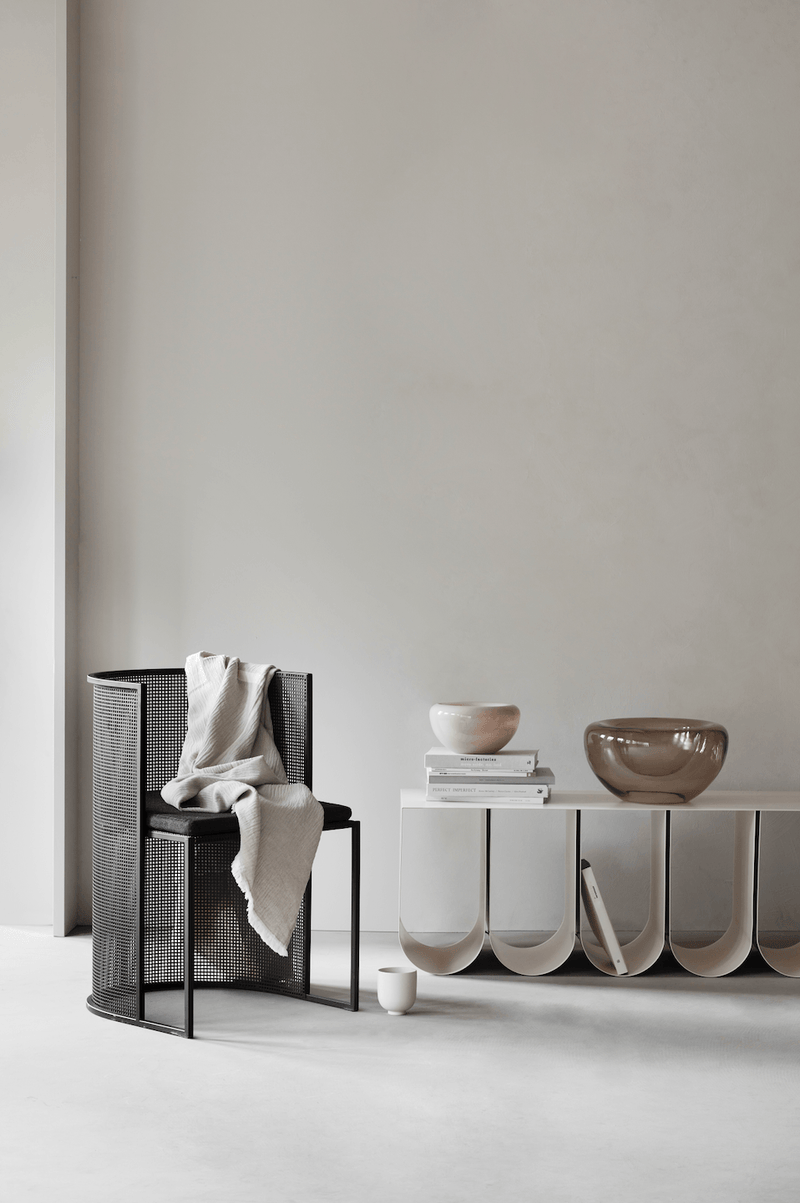 Curved Bench - Kristina Dam - Stools + Benches + Ottomans - Beige - HORNE