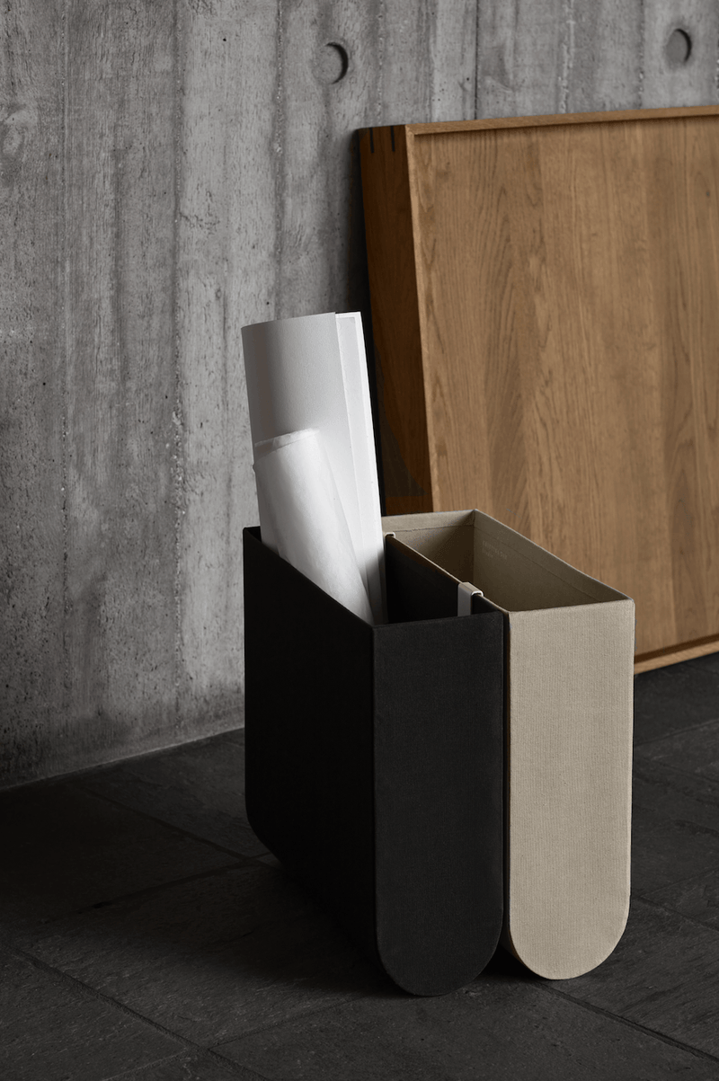 Curved Box - Kristina Dam - Storage + Organization - XX Small - Grey - HORNE